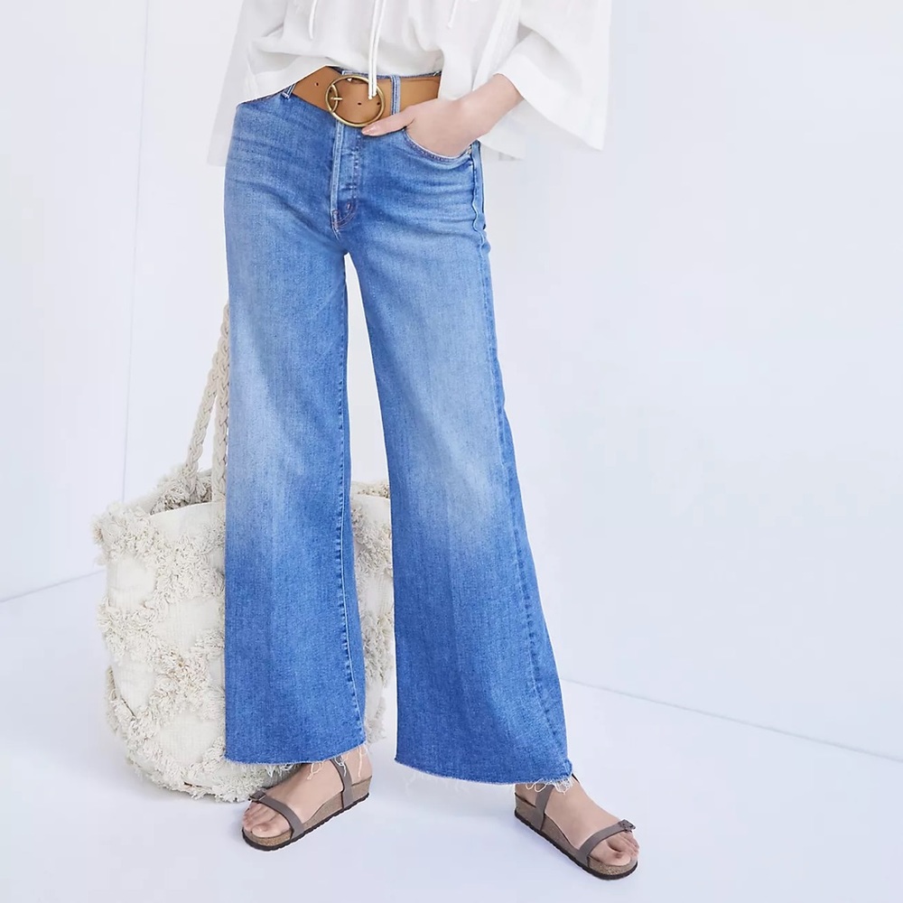 New MOTHER Blue Denim Jeans. Brand New. Never Worn.